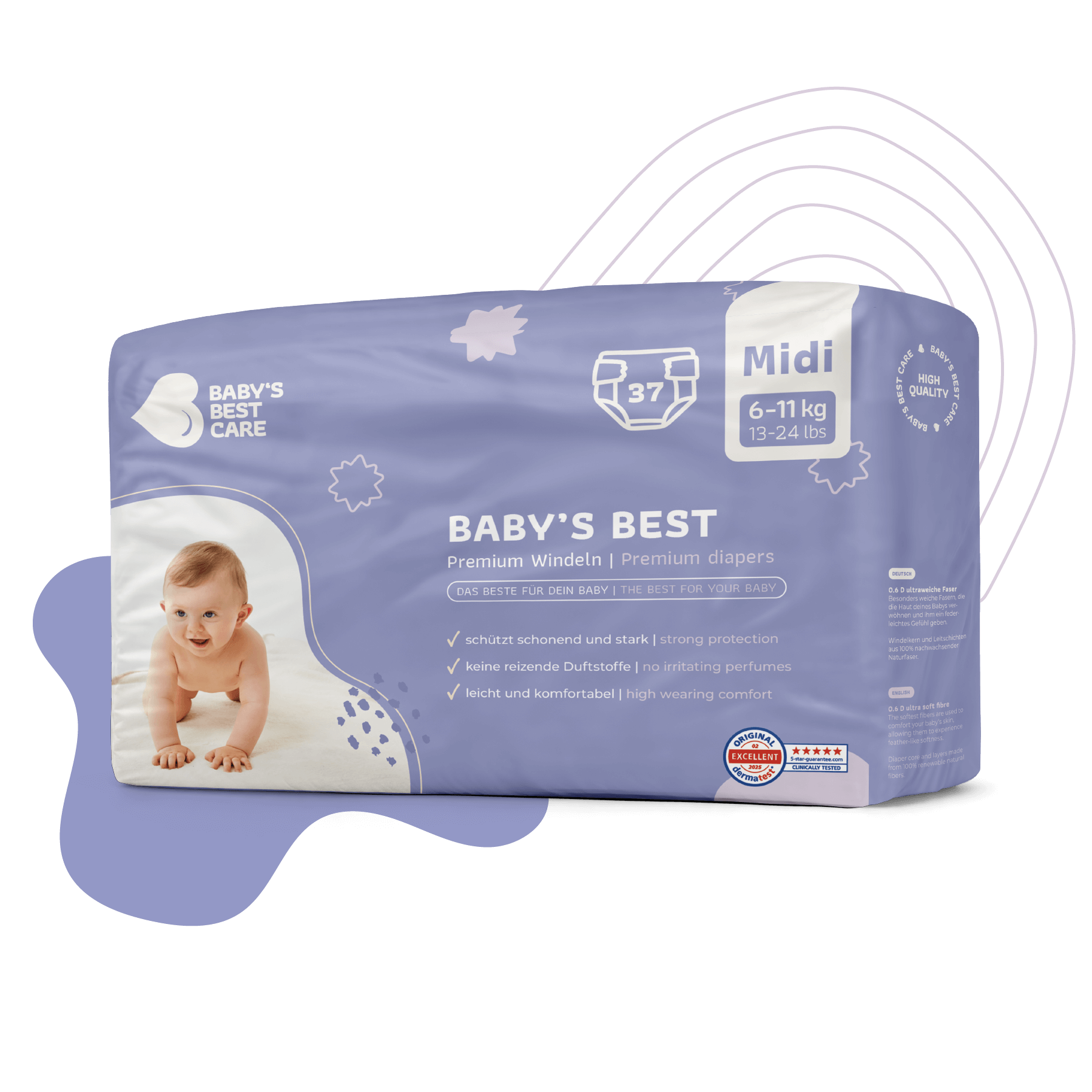 Baby’s Best Premium Diapers – Midi